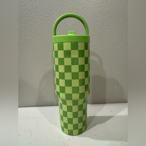 Green Checkered 32oz sport HydroJug